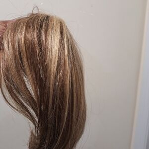 Luxurious Brown Hair Extension Topper